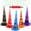 5Pcs Inflatable Witch Hat Ring Toss Game With Rings And Air Pump 11