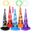 5Pcs Inflatable Witch Hat Ring Toss Game With Rings And Air Pump 9