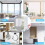 Wall Mounted Double Line Clothesline, Waterproof Rustproof Construction For Reliable Outdoor Indoor Use 5