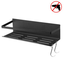 Folding Rack Refrigerator Organizer, Magnetic Spice Rack With Hooks, Waterproof And Easy To Clean