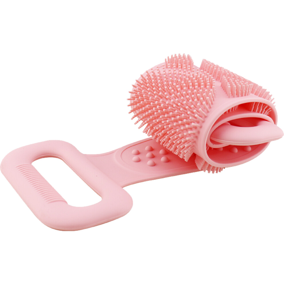 Exfoliating Body Brush for Family Members, Massage and Cleansing Tool Hygienic Silicone Material Long Shower Brush, Soft & Quick-Drying Perfect for Bo