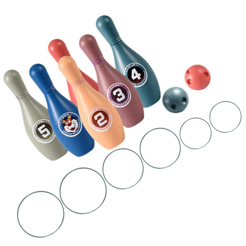 Ensemble De Quilles Avec Anneaux Pour Parent Enfant