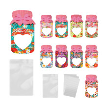 9/18Pcs Drift Bottle Greeting Card Wedding Party Chocolate-9pcs