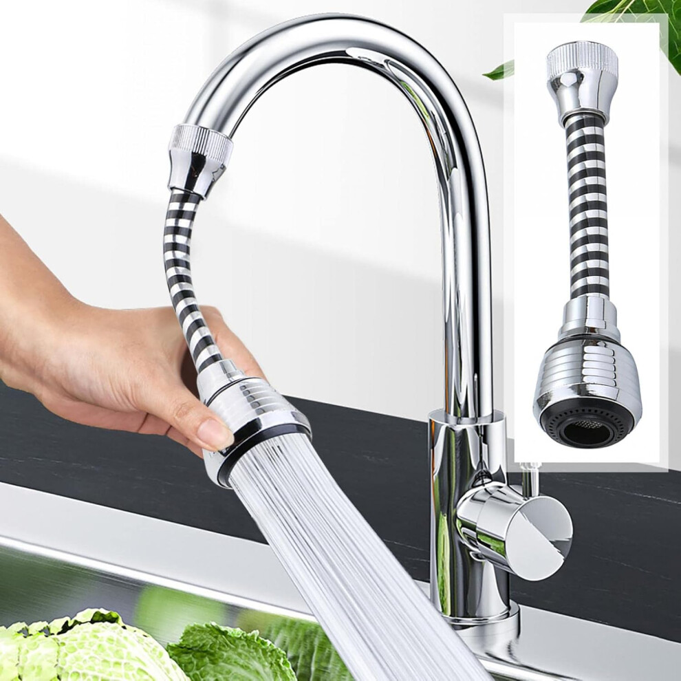 Stainless Steel Faucet Sprayer, 360 Degrees Rotation Anti-Splash Faucet With Universal Connector And Adjustable Faucet Sprayer For Efficient Water Sav 9135470822416