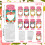 9/18Pcs Drift Bottle Greeting Card Wedding Party Chocolate-9pcs 3