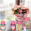 9/18Pcs Drift Bottle Greeting Card Wedding Party Chocolate-9pcs 2