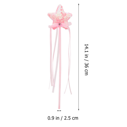 2Stk Band-Design Feenstäbe Sternförmig Für Kinder 2