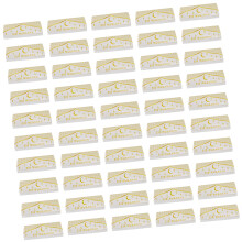 50pcs Ramadans Greeting Cards Handmade Eid Mubarak Money-White