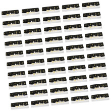Pack Of 50 Stylish Money Gift Card Holders Greeting Card-Black