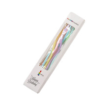 6Pcs Luxurious Curved Cake Candle Display Accessory for-color