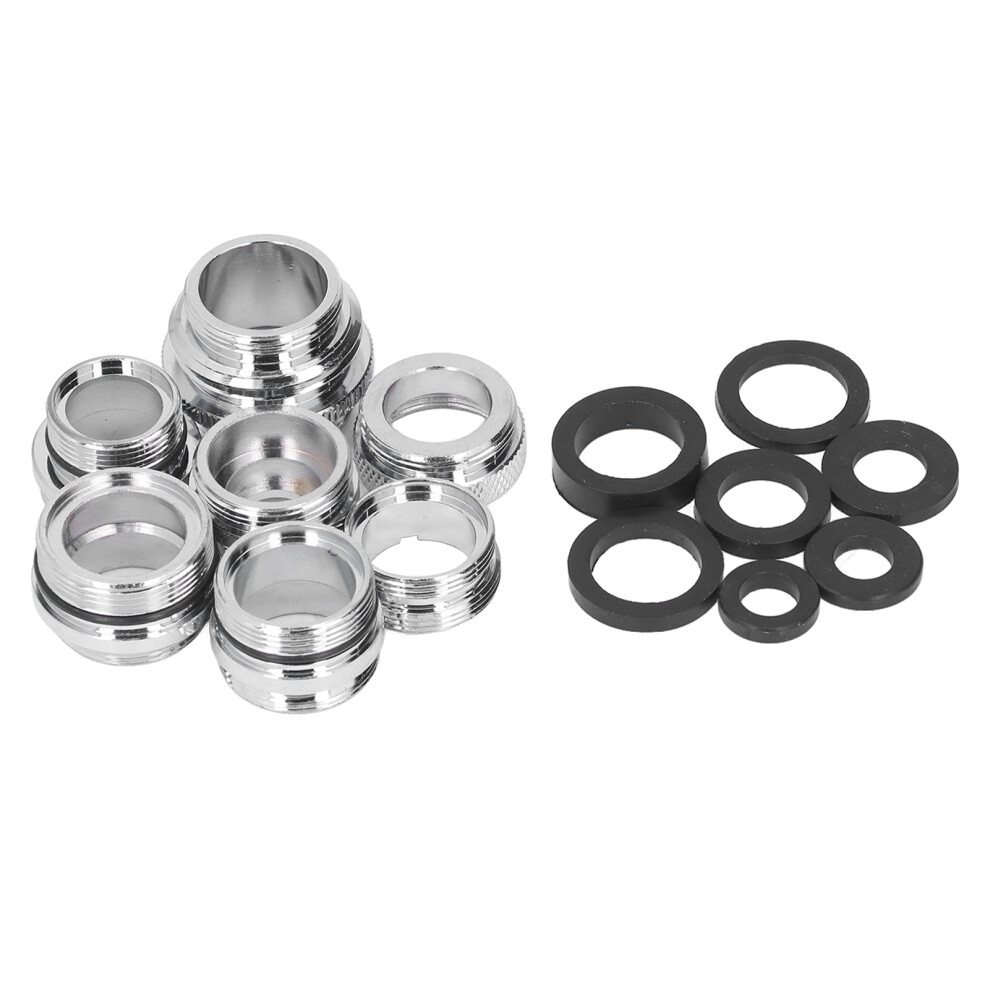 Brass Kitchen Sink Aerator Adapter, Male Female Sink Faucet Adapter For Diverse Size Options And Wide Application, 7Pcs/Set, Your Ideal Partner For Ga 9060116626717