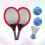 1 Kinder Tennisschläger Badmintonschläger Rot 6