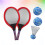 1 Kinder Tennisschläger Badmintonschläger Rot 7