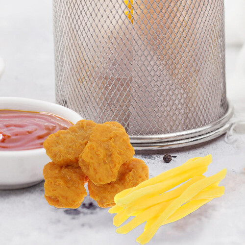 1 Set Frites Tischdekoration Hähnchen Nuggets Deko 2