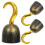 3 Piratenhaken Plastic Hand Accessoire Feest Decoratie 1