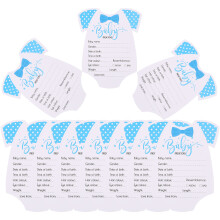 10Stück Baby-Geschlechtsenthüllungskarten Babyparty-