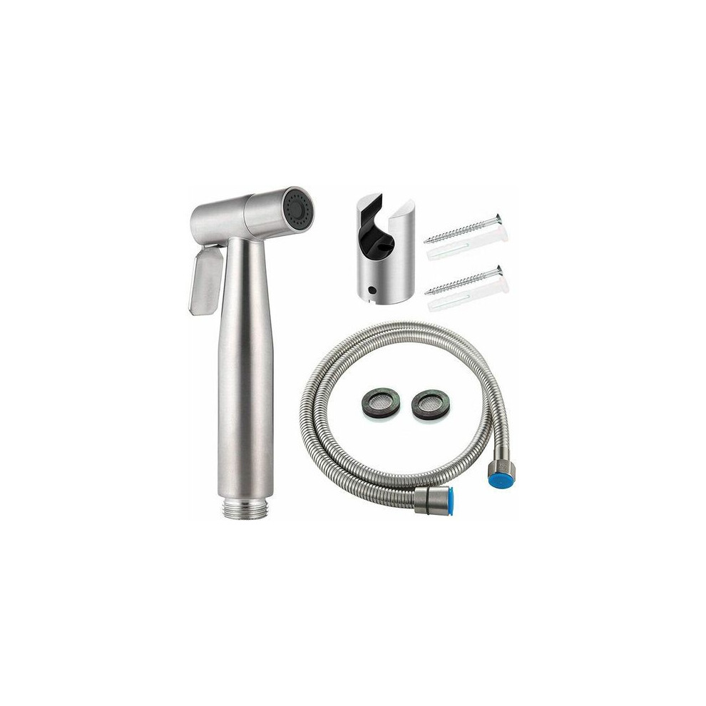 Handheld Bidet Sprayer For Toilet, Adjustable Water Pressure Hand Jet Spray For Personal Hygiene With Stainless Steel Construction, Multipurpose Bathr 9135470850594
