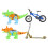 1 Set Bordspel Speelgoed Mini Vingercrossfiets Vingerstep Dino 4