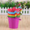 6Stk. Sand Eimer Strandspielzeug Wasser Eimer Spielsachen Kindergarten 11