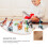 1Set Schaakbord Speelgoed Meerkleurig 8