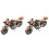 2Stk Kinder Spielzeug Tischmodell Bronze 3