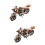 2Stk Kinder Spielzeug Tischmodell Bronze 8