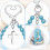 20Pieces Baptisms Gift Set Includes Crosses Beaded-White 7