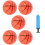 1 Set Opblaasbare Mini Basketbal Voor Kinderen Met Pomp 1