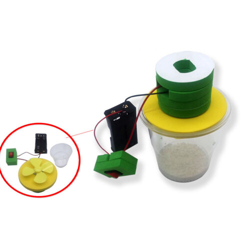 Kinder Experimentierkasten Elektrostatisch Schneemodell Diy 2