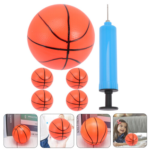 1 Set Opblaasbare Mini Basketbal Voor Kinderen Met Pomp 2