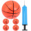 1 Set Opblaasbare Mini Basketbal Voor Kinderen Met Pomp 2