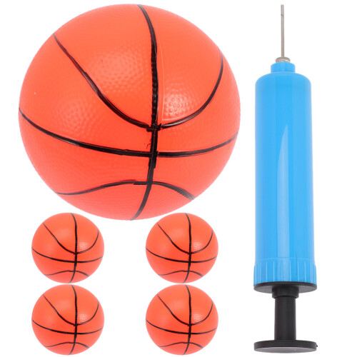 1 Set Opblaasbare Mini Basketbal Voor Kinderen Met Pomp 1