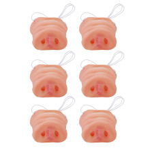 12 Halloween Schweinenase Latex Mit Gummiband Für Kinder