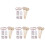 4Sets Robuste Holz Feenstäbe Für Party Und 4