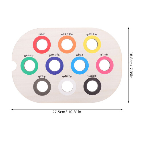 Montessori Kleur Sorteerlade Vroeg Leer Peuters 2