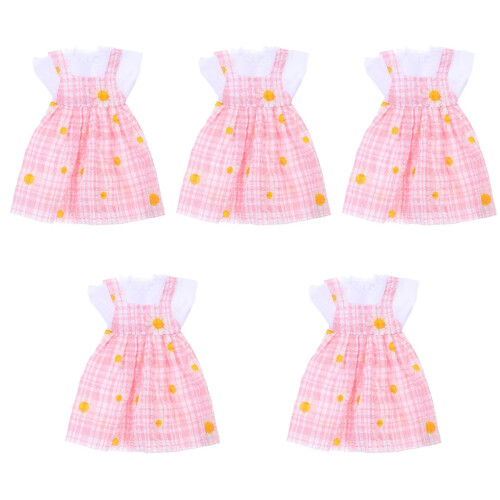 5 Sets Decoratieve Popkleding Delicate Schattige Jurk 2