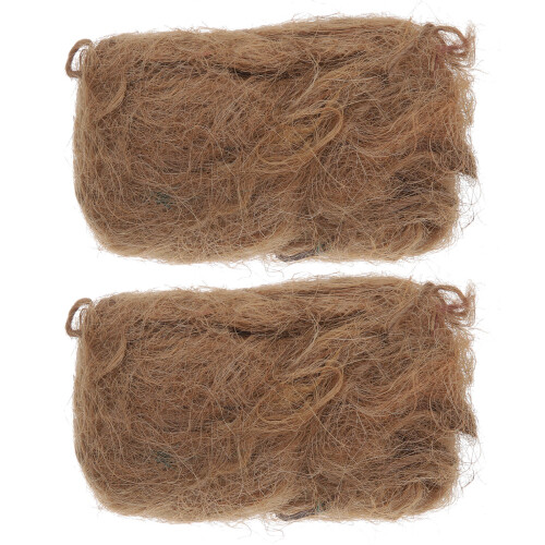 8Stk Static Grass Tufts Leichtes Kunststoff Gras Für Hellbraun 2