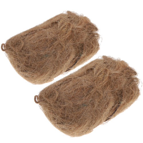 8Stk Static Grass Tufts Leichtes Kunststoff Gras Für Hellbraun 1