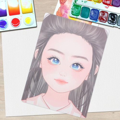 Face Painting Übungsboard Gesichtsbemalung Malboard 1