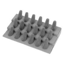 Raindrops Ringdose Grau Und Holz Thekenhalter Für Zuhause