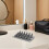 Raindrops Ringdose Grau Und Holz Thekenhalter Für Zuhause 11