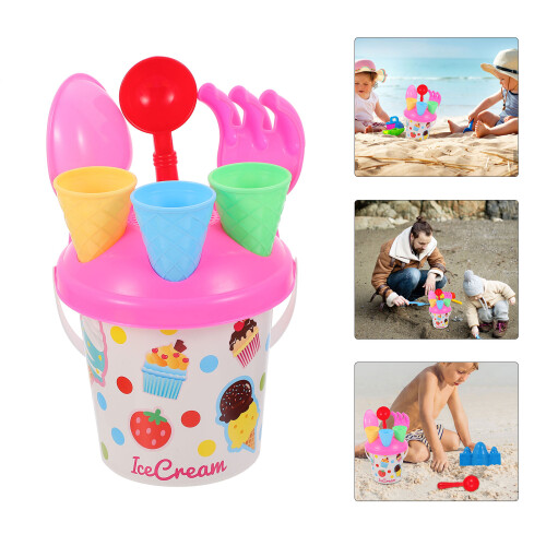 1 Set Van 9 Draagbare Kind Strand Speelgoed Spades 2