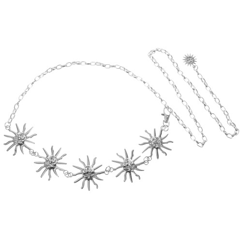 1 Sun Goddess Tailleketting Bruid China Charm Metaal