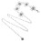 1 Sun Goddess Tailleketting Bruid China Charm Metaal 9