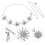 1 Sun Goddess Tailleketting Bruid China Charm Metaal 10