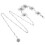 1 Sun Goddess Tailleketting Bruid China Charm Metaal 8