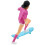 3Stk Stilvolle Mädchenfigur Mit Skateboard Resin Für Mini 2