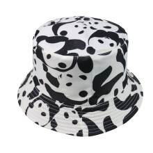 1St 2020 Beidseitig Tragbarer Bucket Hat Mit Panda- , Atmungsaktiv