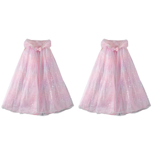2 Stuks Cloak Kinderen Cape Kerst Mummenspel Feest 1