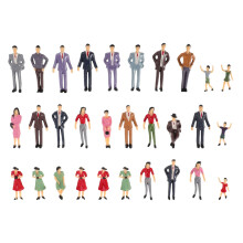 30St Realistische ABS Miniatuur Poppetjes Voor Zandtafel En Modelbouw